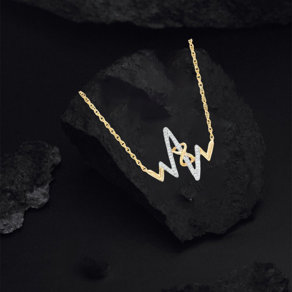 Infinity Knot Heartbeat Necklace