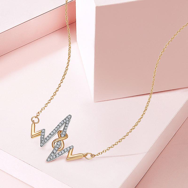 Infinity Knot Heartbeat Necklaces