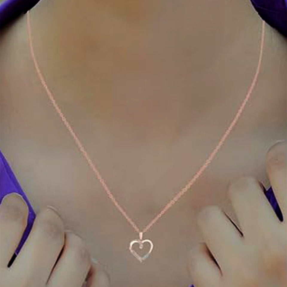 Happy Heart Pendant Necklace