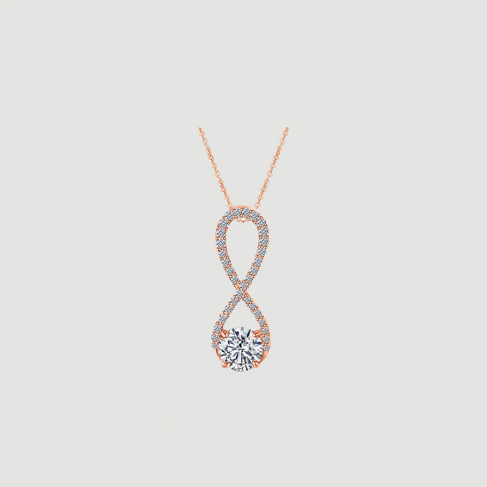 Frame Infinity Pendant Necklace