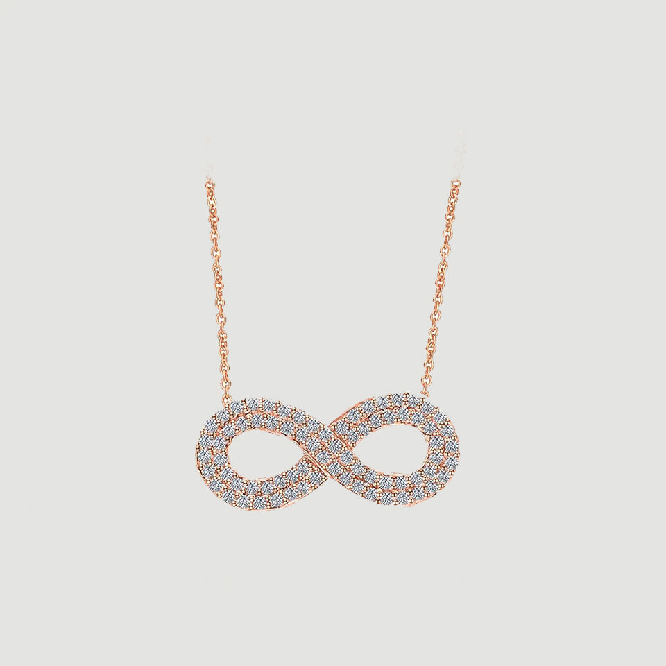 Accent Infinity Pendant Necklace
