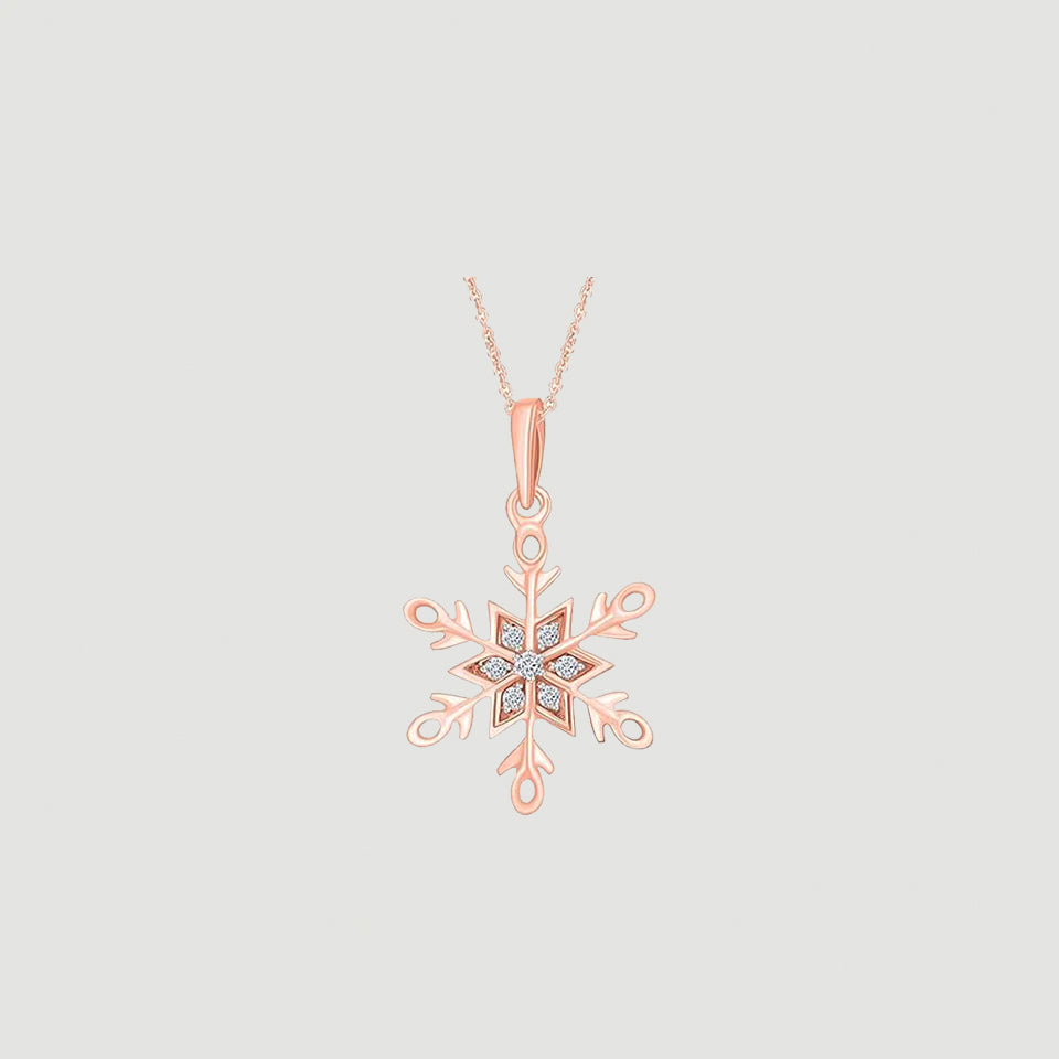 Snowflake Pendant Necklace