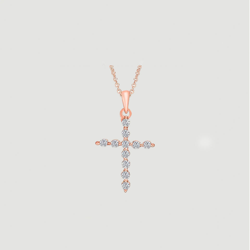 Yaathi Cross Pendant Necklace