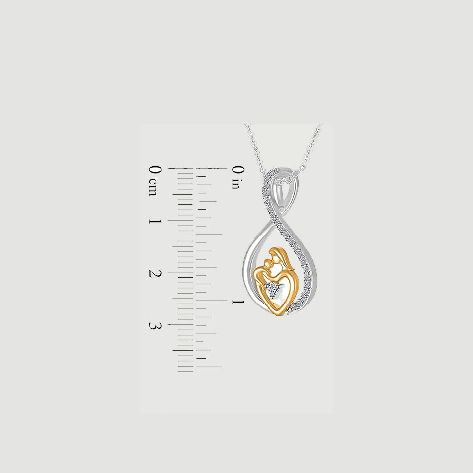 Infinity Mother Love Pendant Necklace