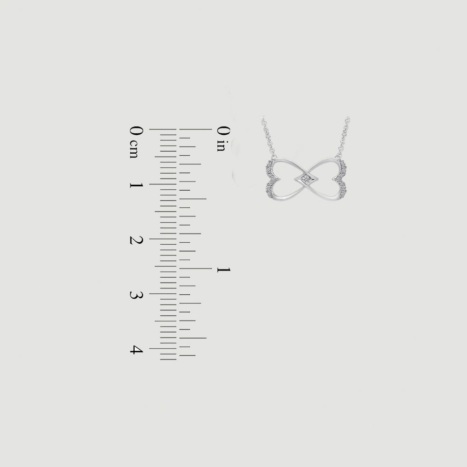 Interlocking Infinity Pendant Necklace