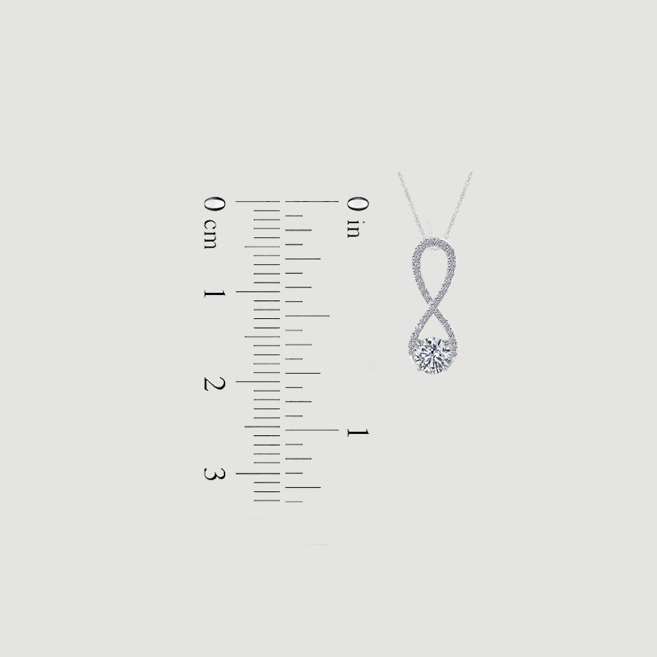 Frame Infinity Pendant Necklace