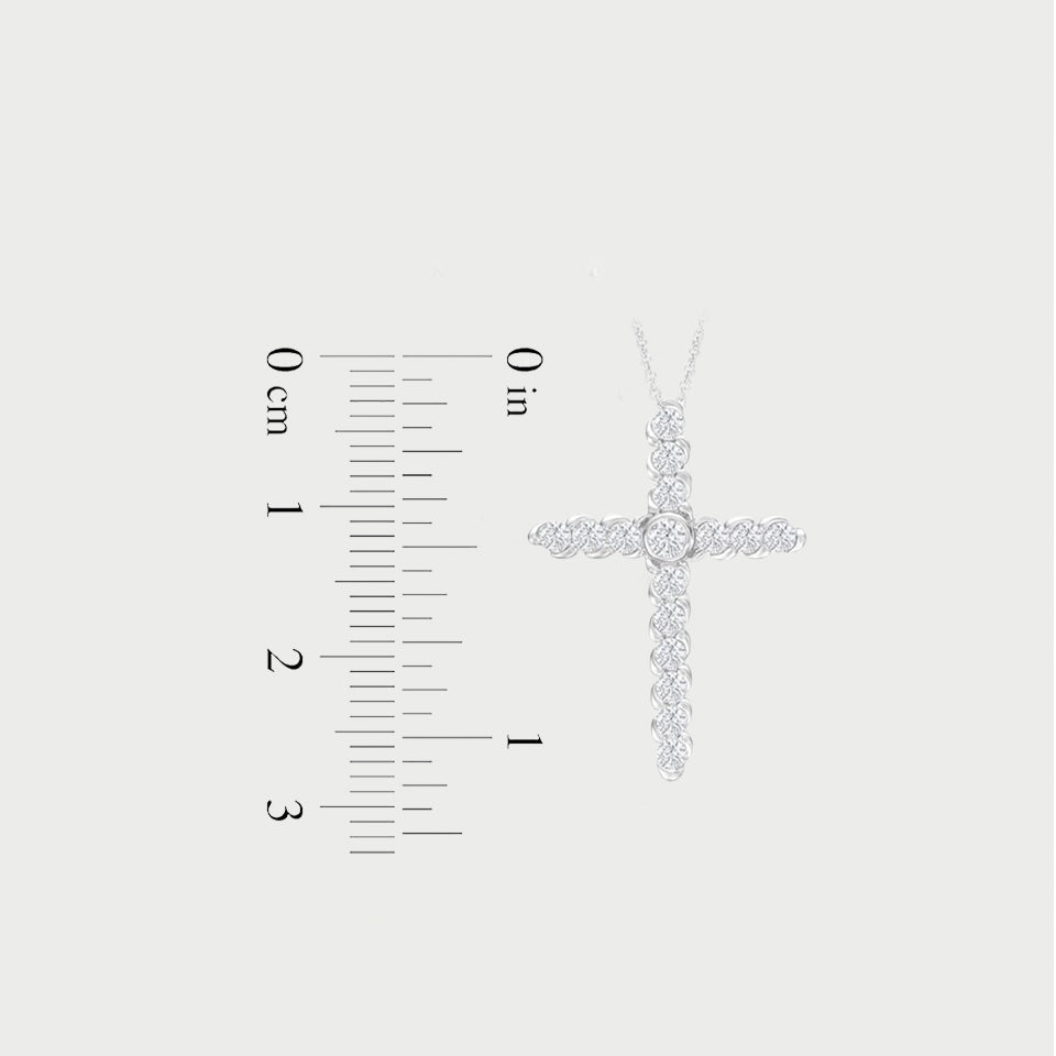 Criss Cross Pendant Necklace