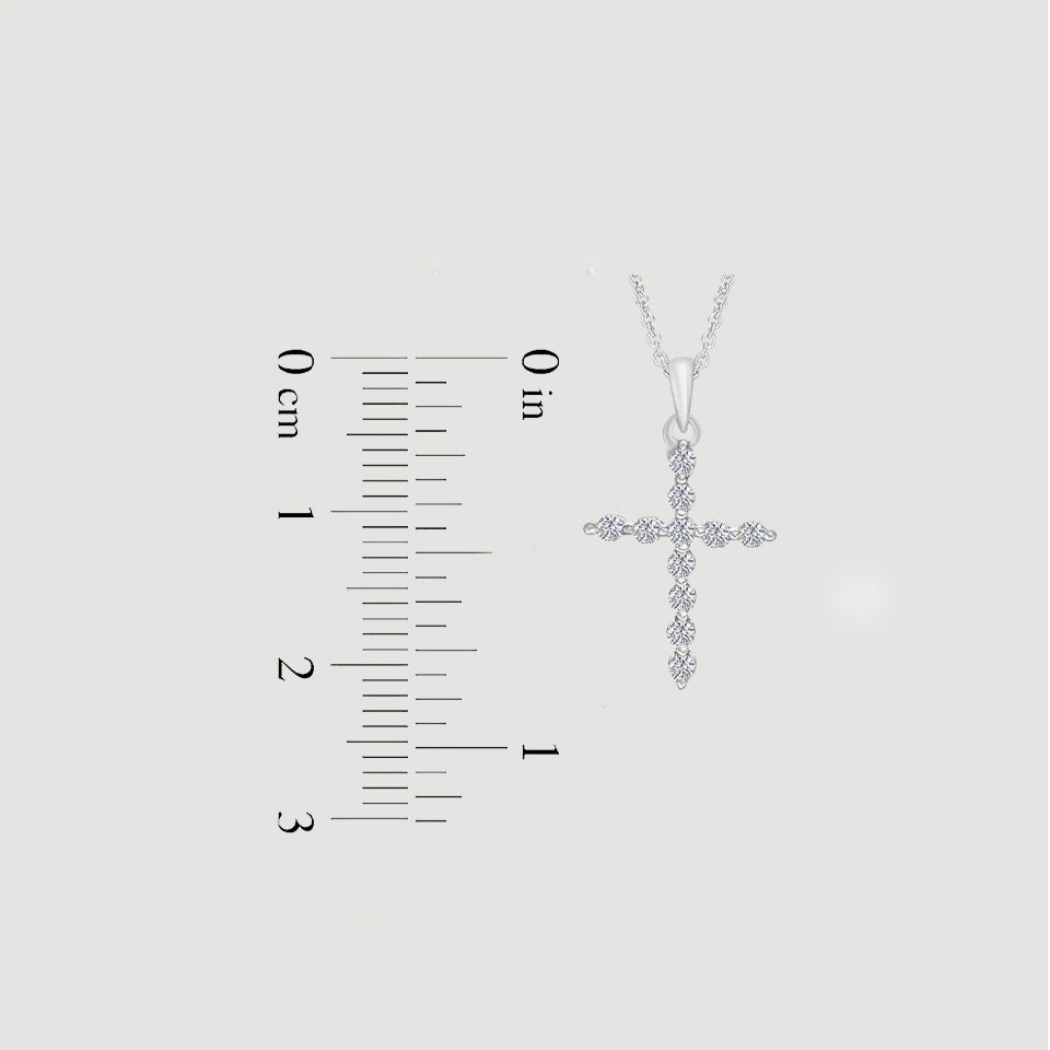 Yaathi Cross Pendant Necklace