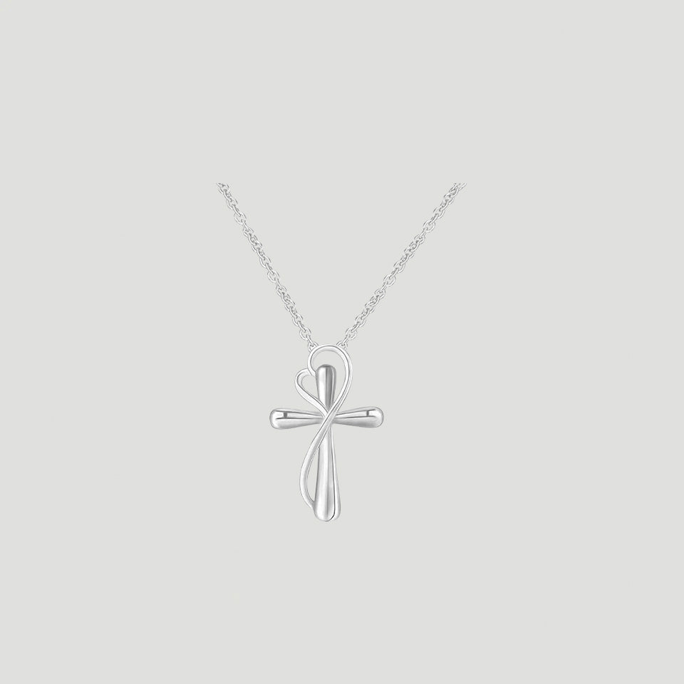Cross My Heart Pendant Necklace