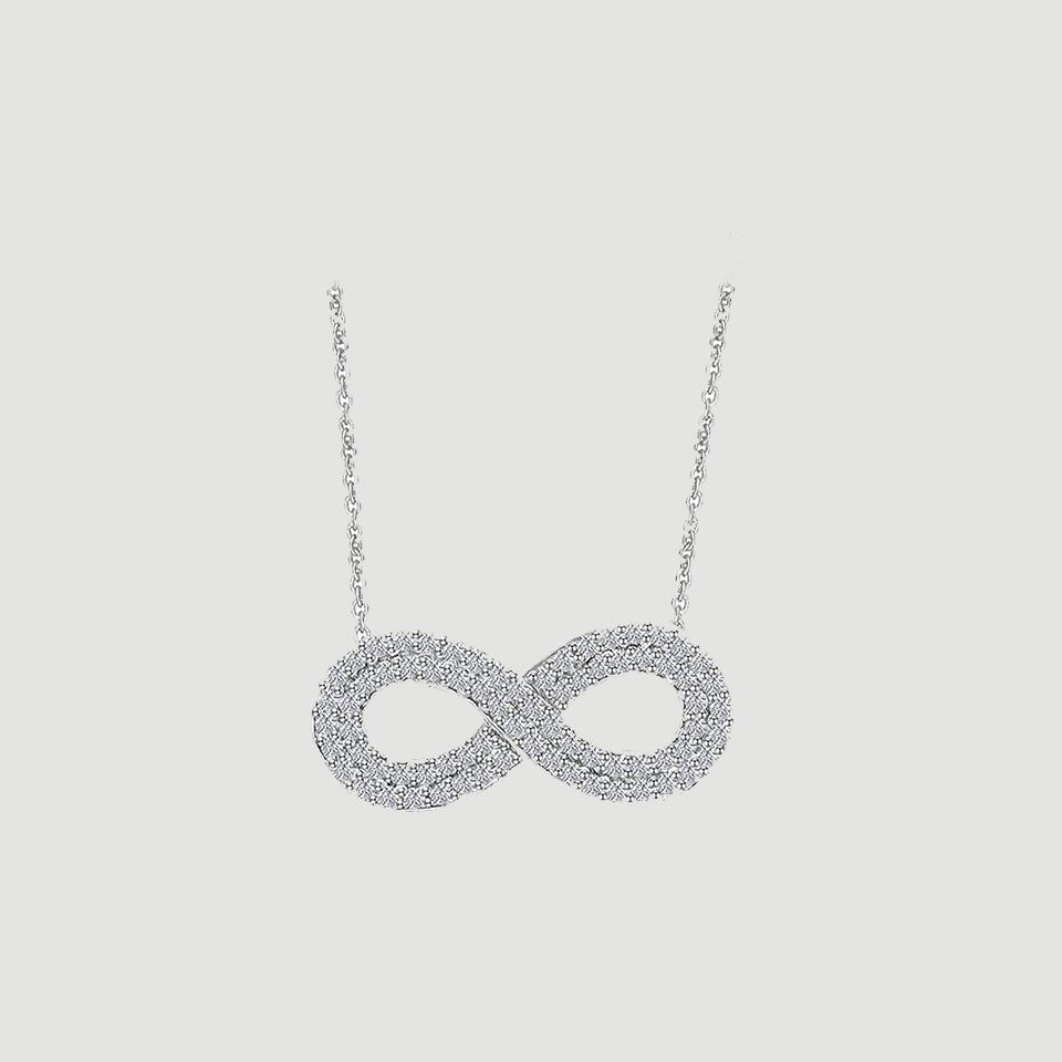Accent Infinity Pendant Necklace