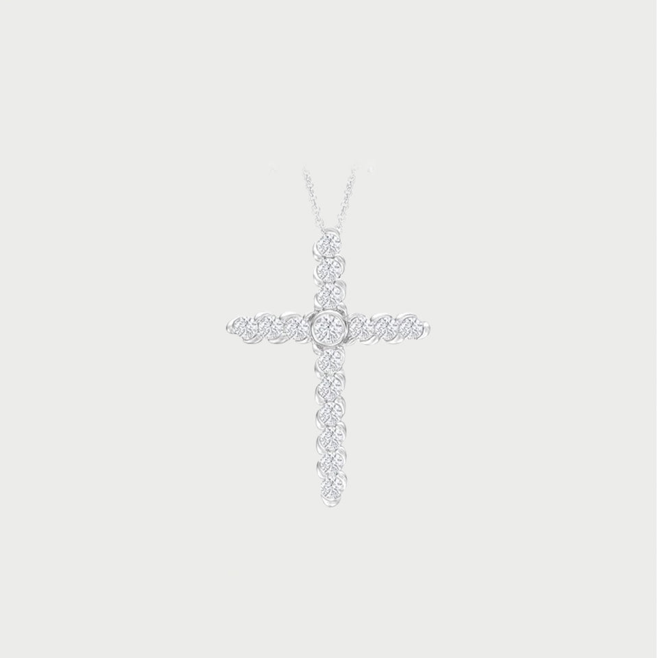 Criss Cross Pendant Necklace