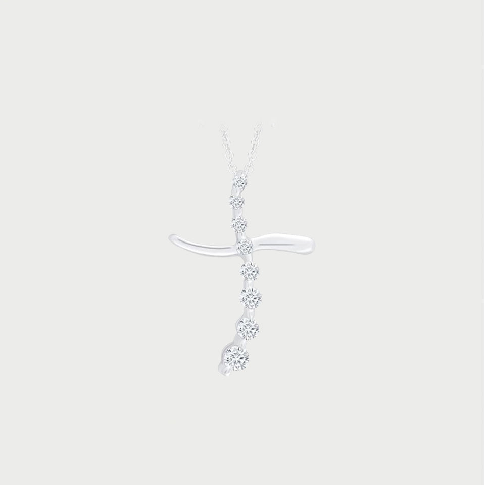 Journey Cross Pendant Necklace