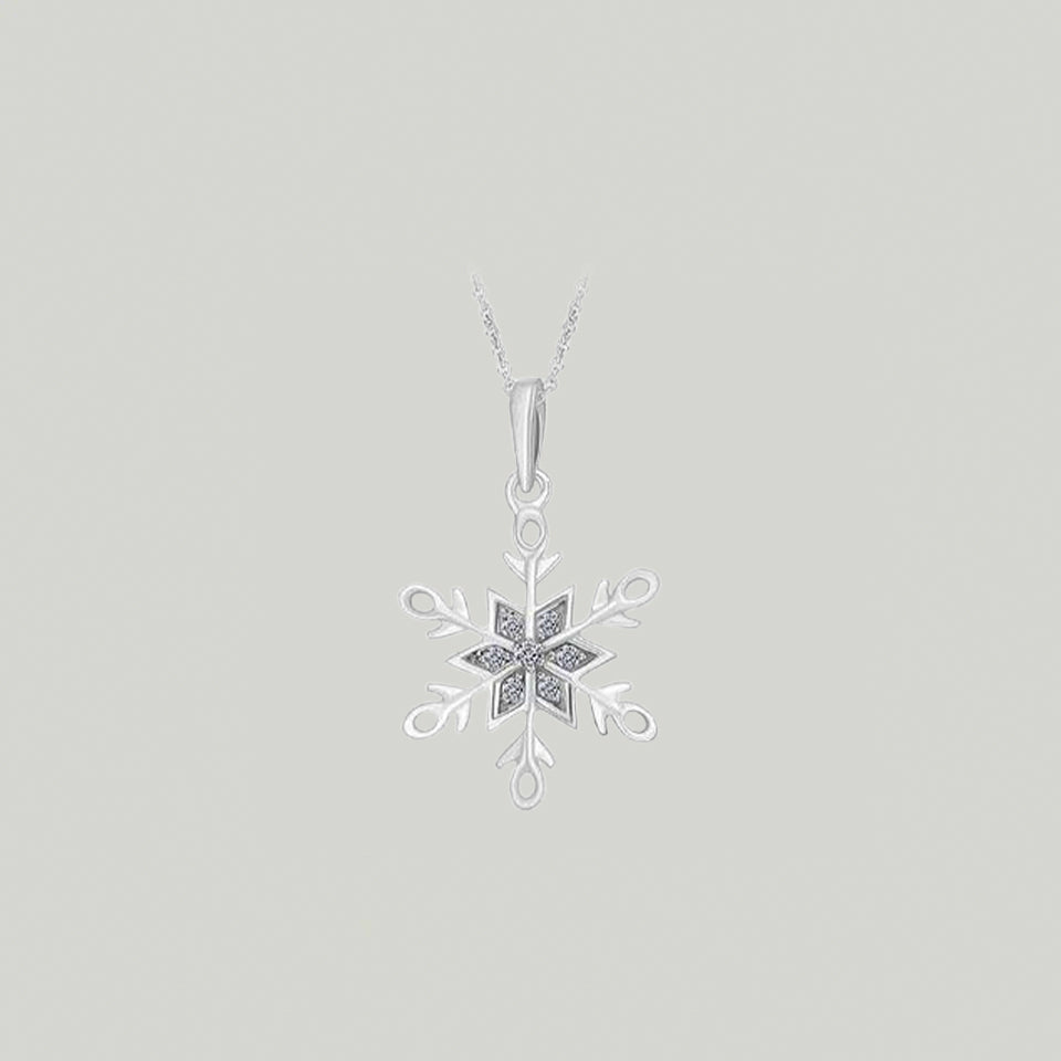 Snowflake Pendant Necklace