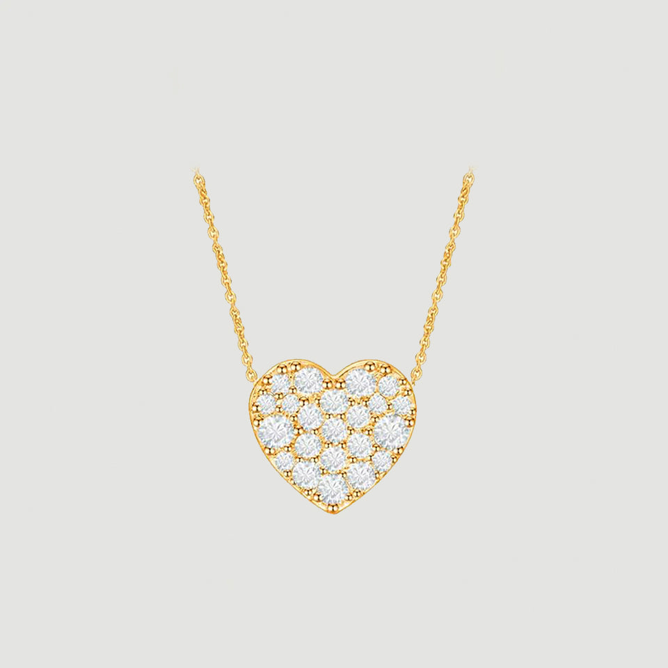 Round Cut Pendant Necklace