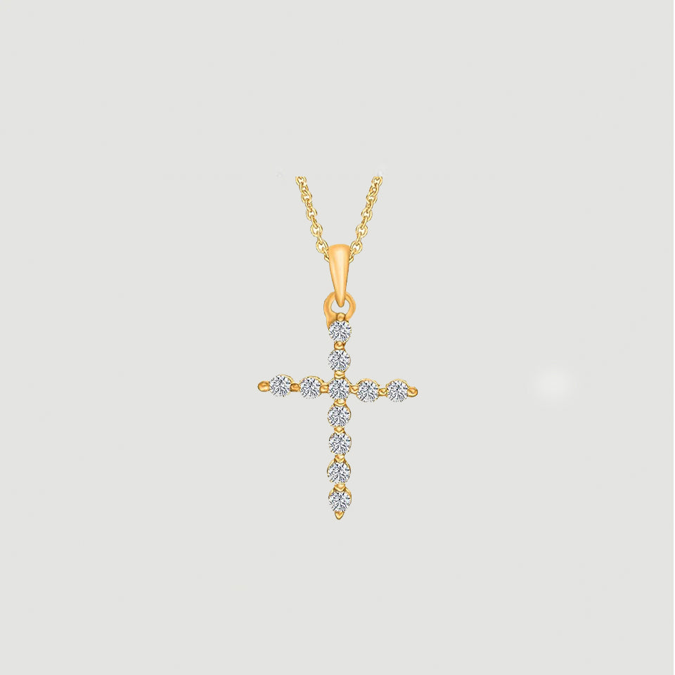 Yaathi Cross Pendant Necklace