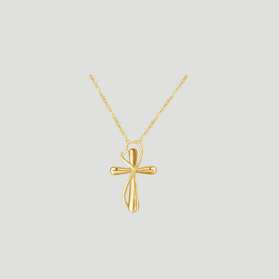 Cross My Heart Pendant Necklace