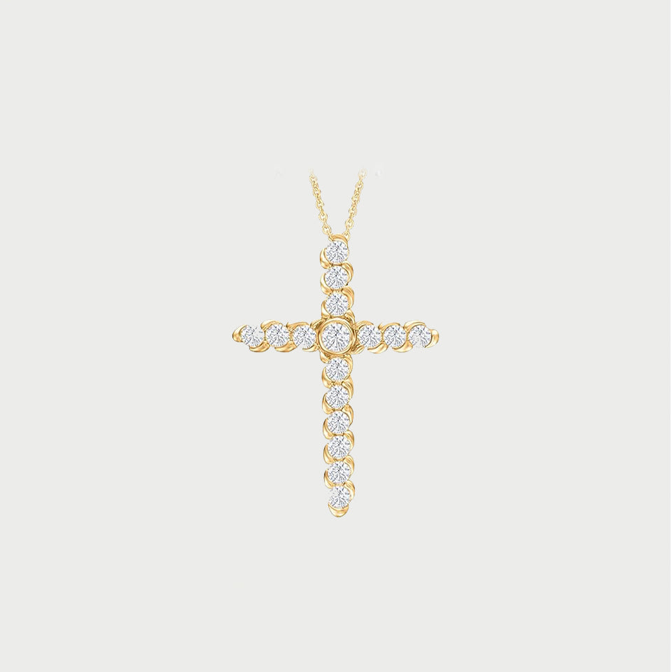 Criss Cross Pendant Necklace