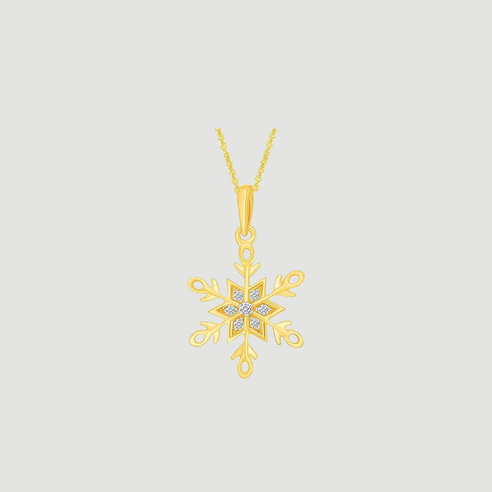 Snowflake Pendant Necklace