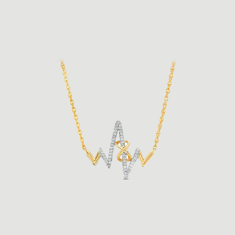 Infinity Knot Heartbeat Necklaces
