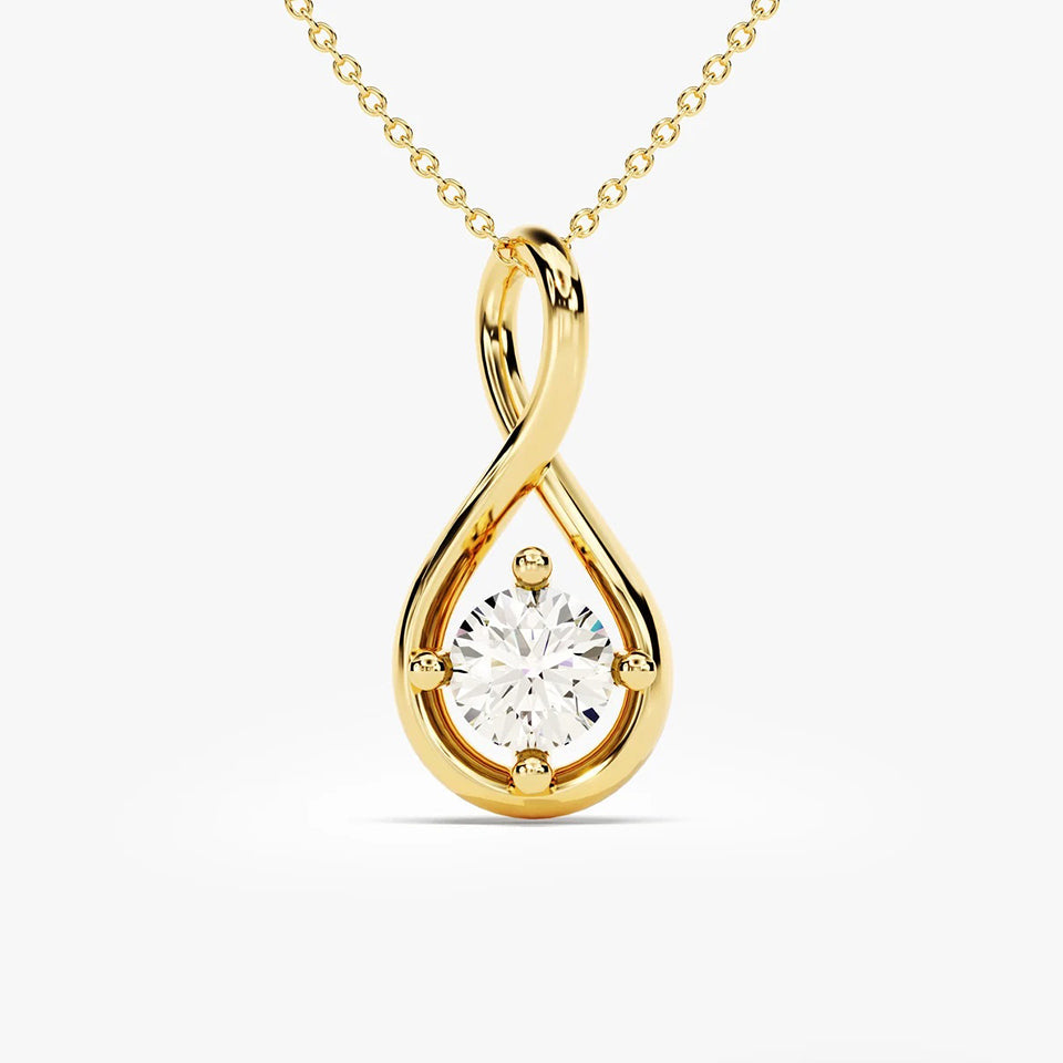 Swirl Infinity Necklaces