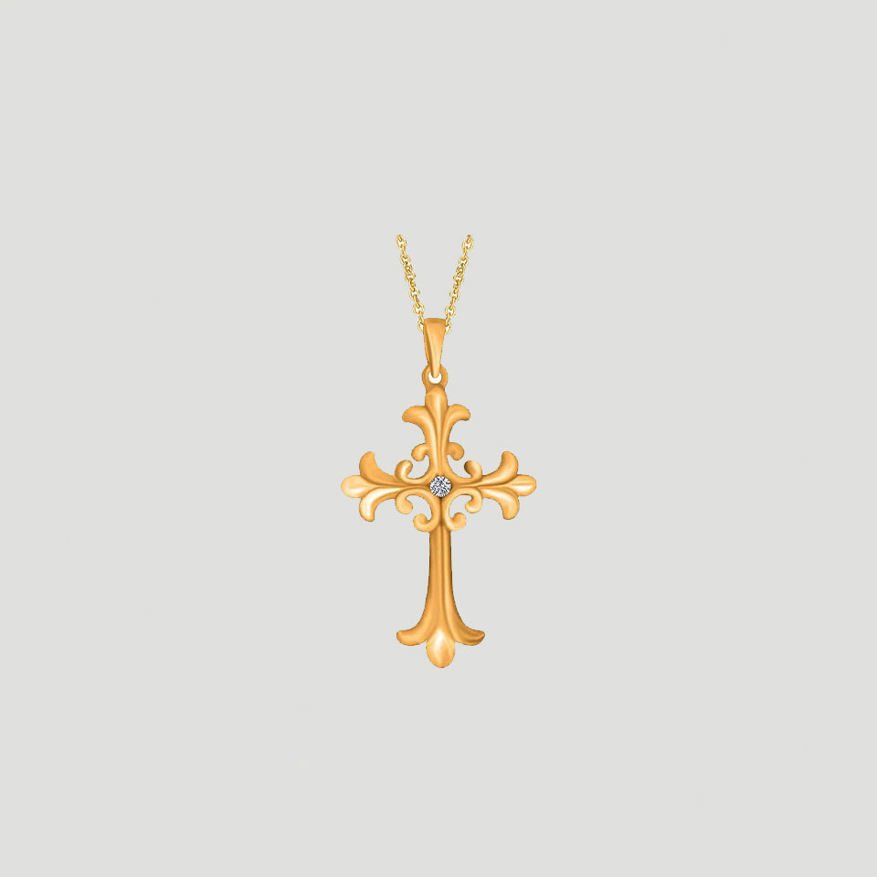 Celtic Cross Pendant Necklace
